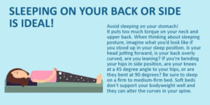 fix posture for better sleep