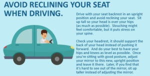 right posture while driving